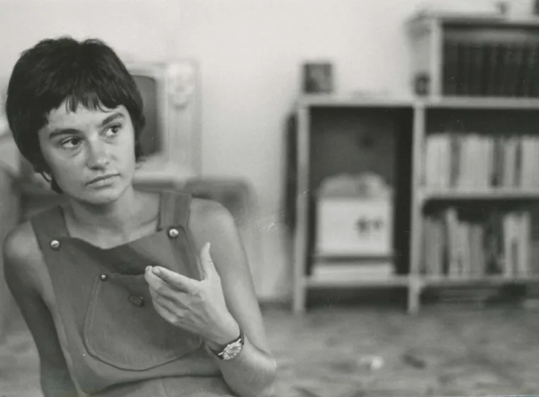 Photo of Leslie Carlson, SW Feminists Reunite Group Collection, donated by Leslie Carlson Photo of Leslie Carlson, SW Feminists Reunite Group Collection, donated by Leslie Carlson